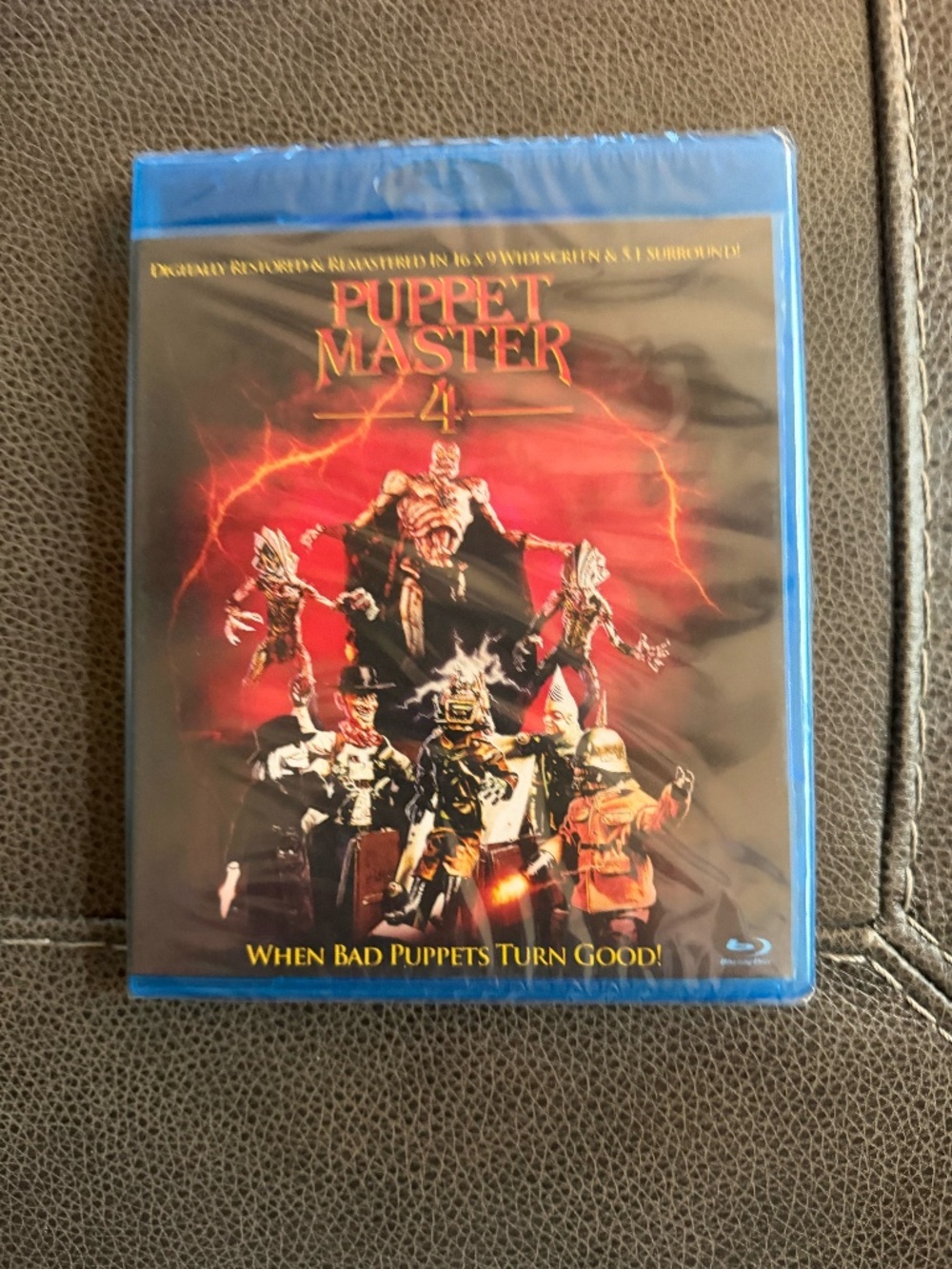 Puppet Master 4 Blu-ray – Full Moon Features – Brand New Factory Sealed
